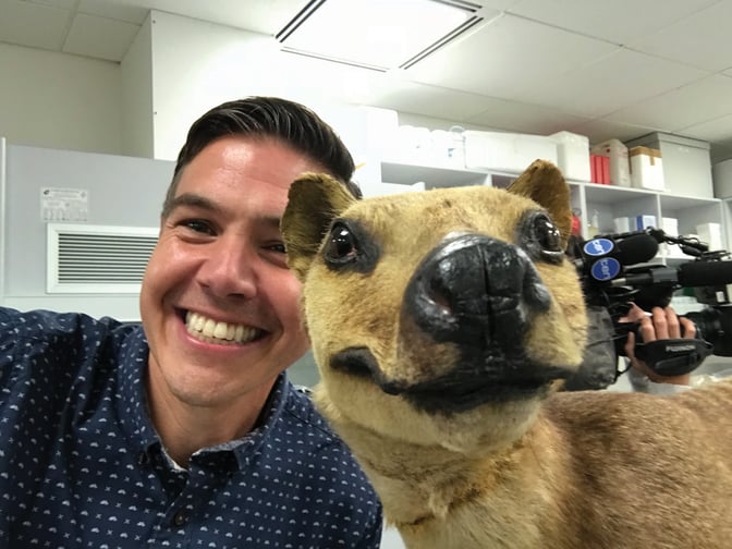 Professor-Andrew-Pask-with-thylacine